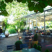 Denksteine Mühle Biergarten